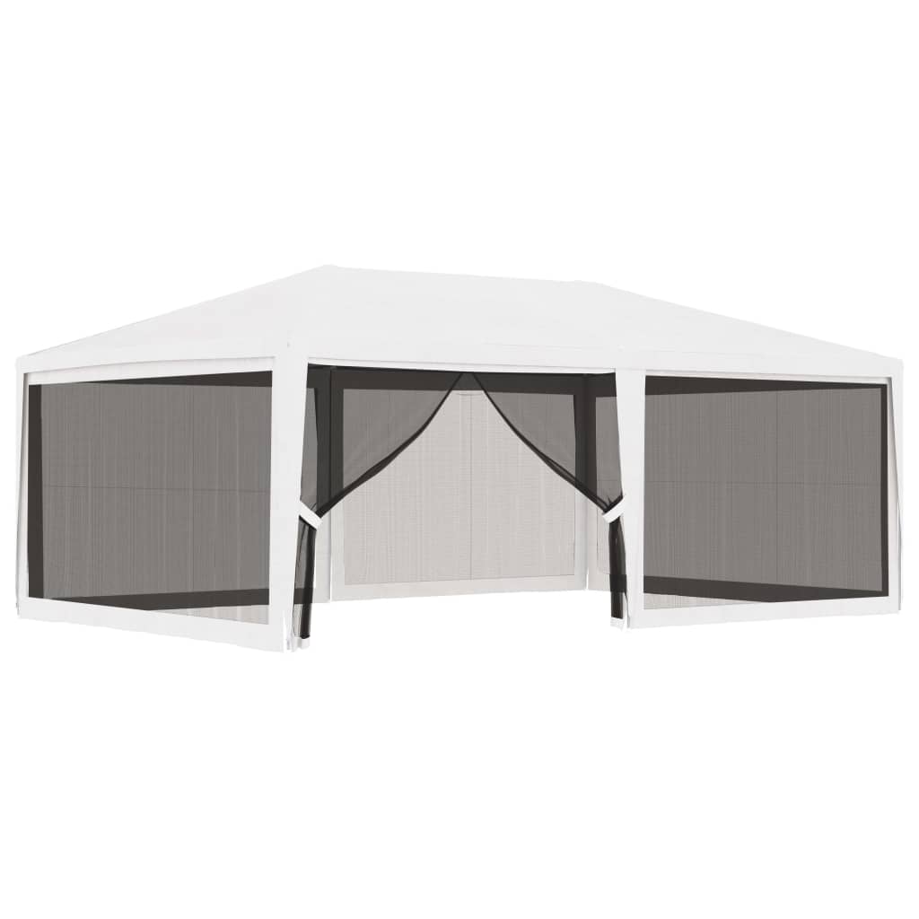 Party Tent with 4 Mesh Sidewalls 13.1'x19.7'White