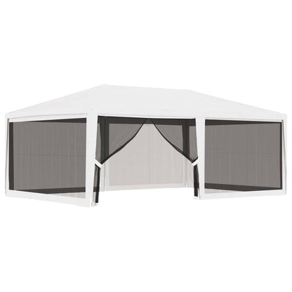 Party Tent with 4 Mesh Sidewalls 13.1'x19.7'White