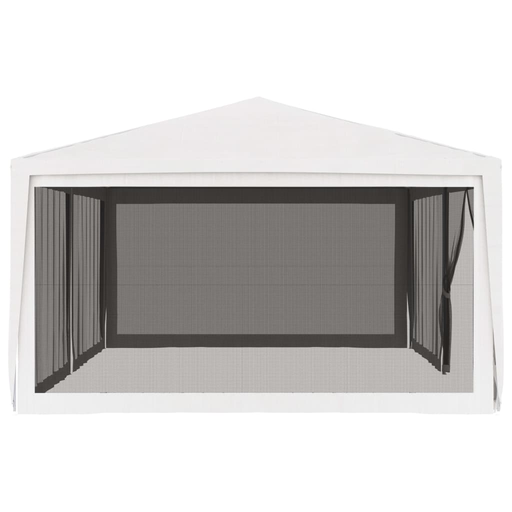 Party Tent with 4 Mesh Sidewalls 13.1'x19.7'White