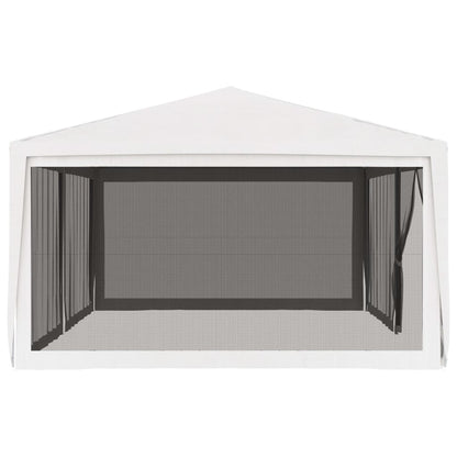 Party Tent with 4 Mesh Sidewalls 13.1'x19.7'White