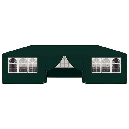Professional Party Tent with Side Walls 4x9 m Green 90 g/m?
