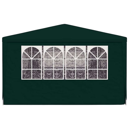 Professional Party Tent with Side Walls 4x9 m Green 90 g/m?