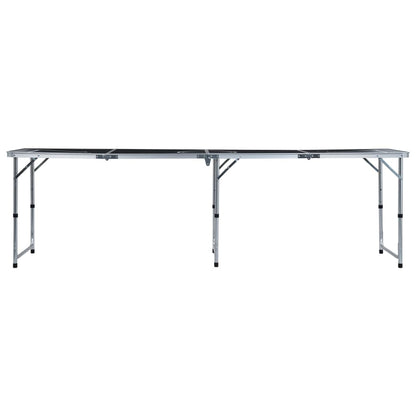 Beer Pong Table | Black | Aluminium, MDF | Large | Foldable