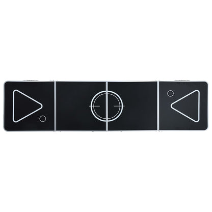 Beer Pong Table | Black | Aluminium, MDF | Large | Foldable
