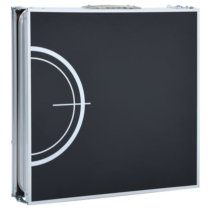 Beer Pong Table | Black | Aluminium, MDF | Large | Foldable