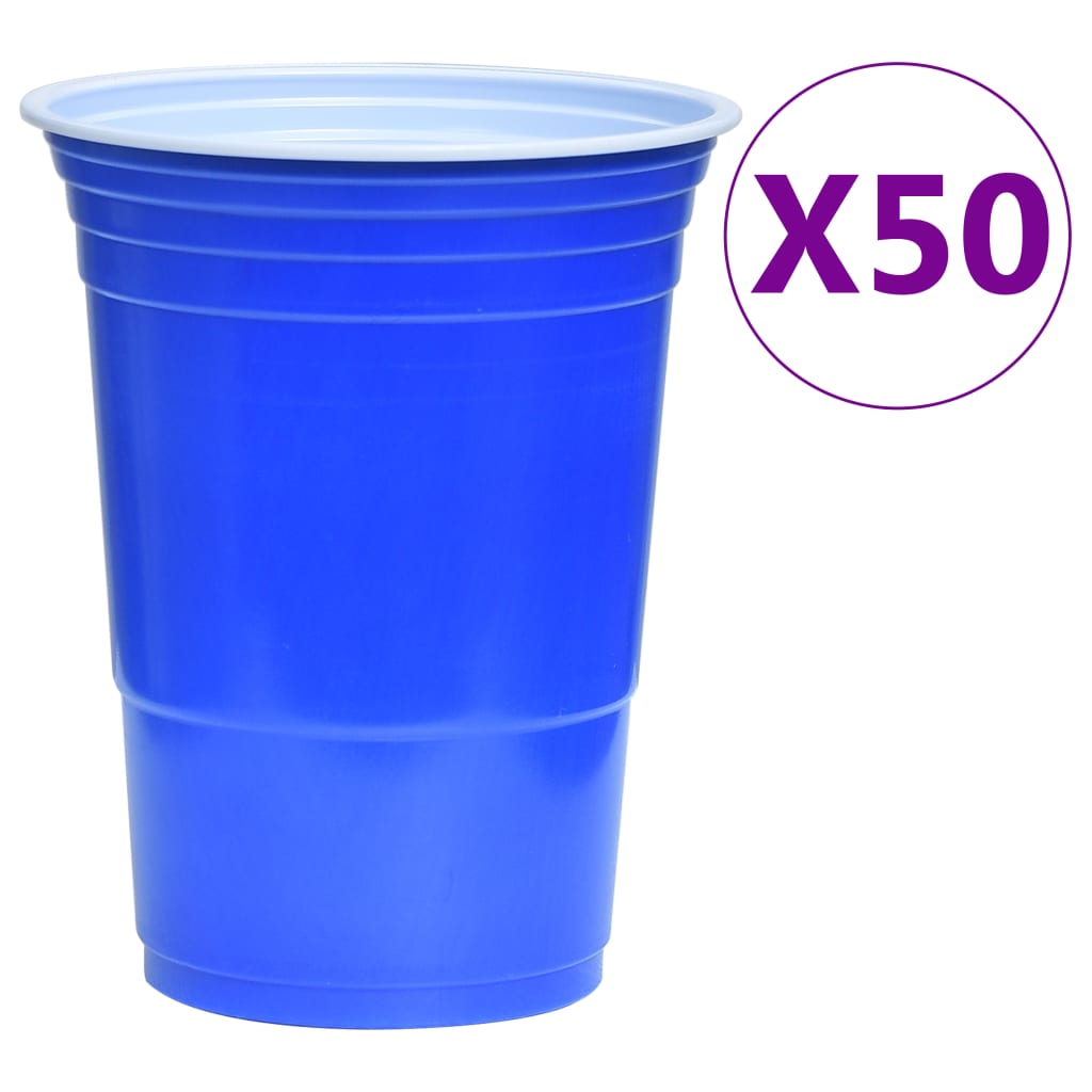 Beer Pong Set | Blue, Red, Yellow | Durable Plastic | Standard | Portable