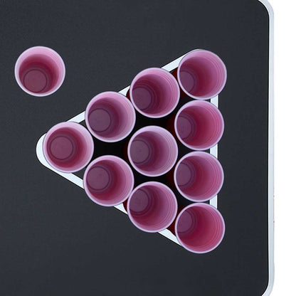 Beer Pong Set | Blue, Red, Yellow | Durable Plastic | Standard | Portable