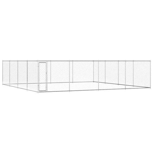 Dog Kennel | Silver | Galvanised steel | Extra Large | Rugged
