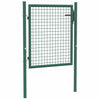 Fence Gate Steel 39.4"x29.5" Green