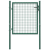 Fence Gate Steel 39.4"x29.5" Green