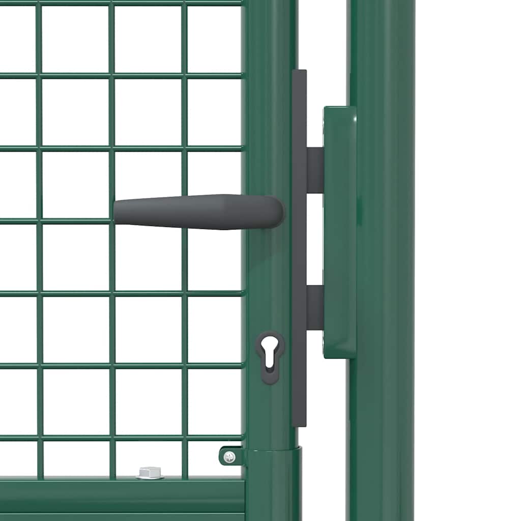 Fence Gate Steel 39.4x29.5" Green
