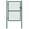 Fence Gate Steel 39.4"x49.2" Green