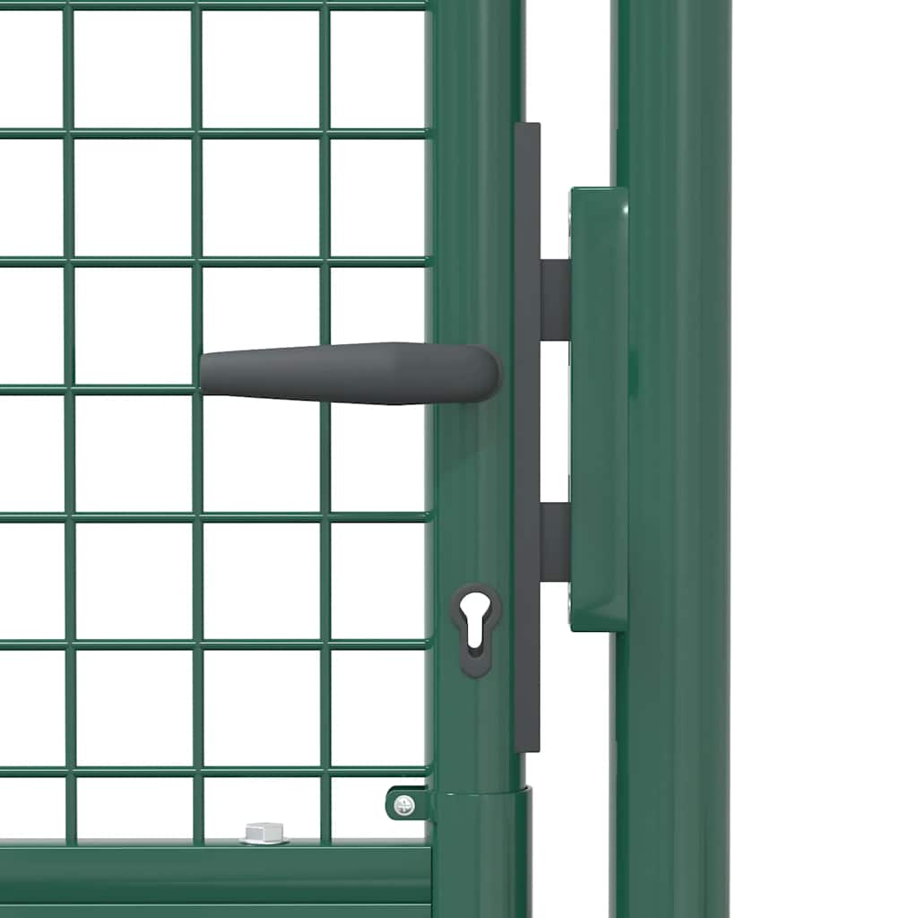 Fence Gate Steel 39.4x49.2" Green
