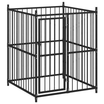 Outdoor Dog Kennel 120x120x150 cm