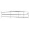 5 Bar Field Gate Steel (150-400)x90 cm Silver