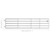 5 Bar Field Gate Steel (150-400)x90 cm Silver