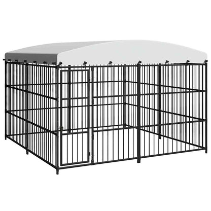 Outdoor Dog Kennel with Roof 300x300x210 cm