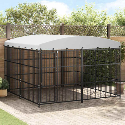Outdoor Dog Kennel with Roof 300x300x210 cm