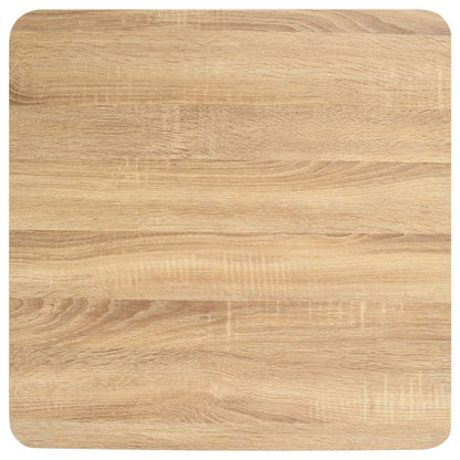 Bistro Table | Light brown and black | MDF | 60x60 cm |  Simplistic