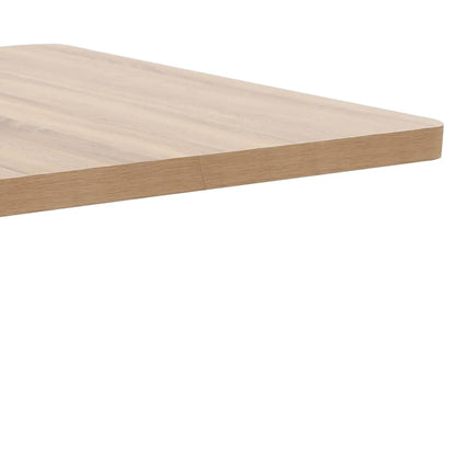 Bistro Table | Light brown | MDF | 80 cm x 80 cm x 75 cm | Pedestal base