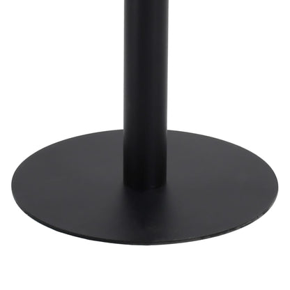 Bistro Table | Light brown and black | MDF, steel | 80x80 cm