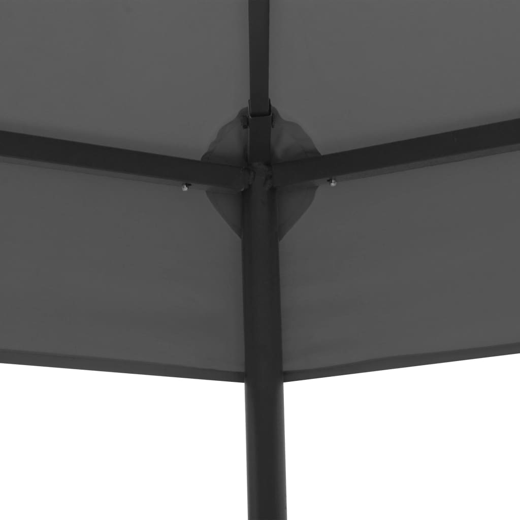 Garden Gazebo 127.2"x108.3"x104.3" Anthracite