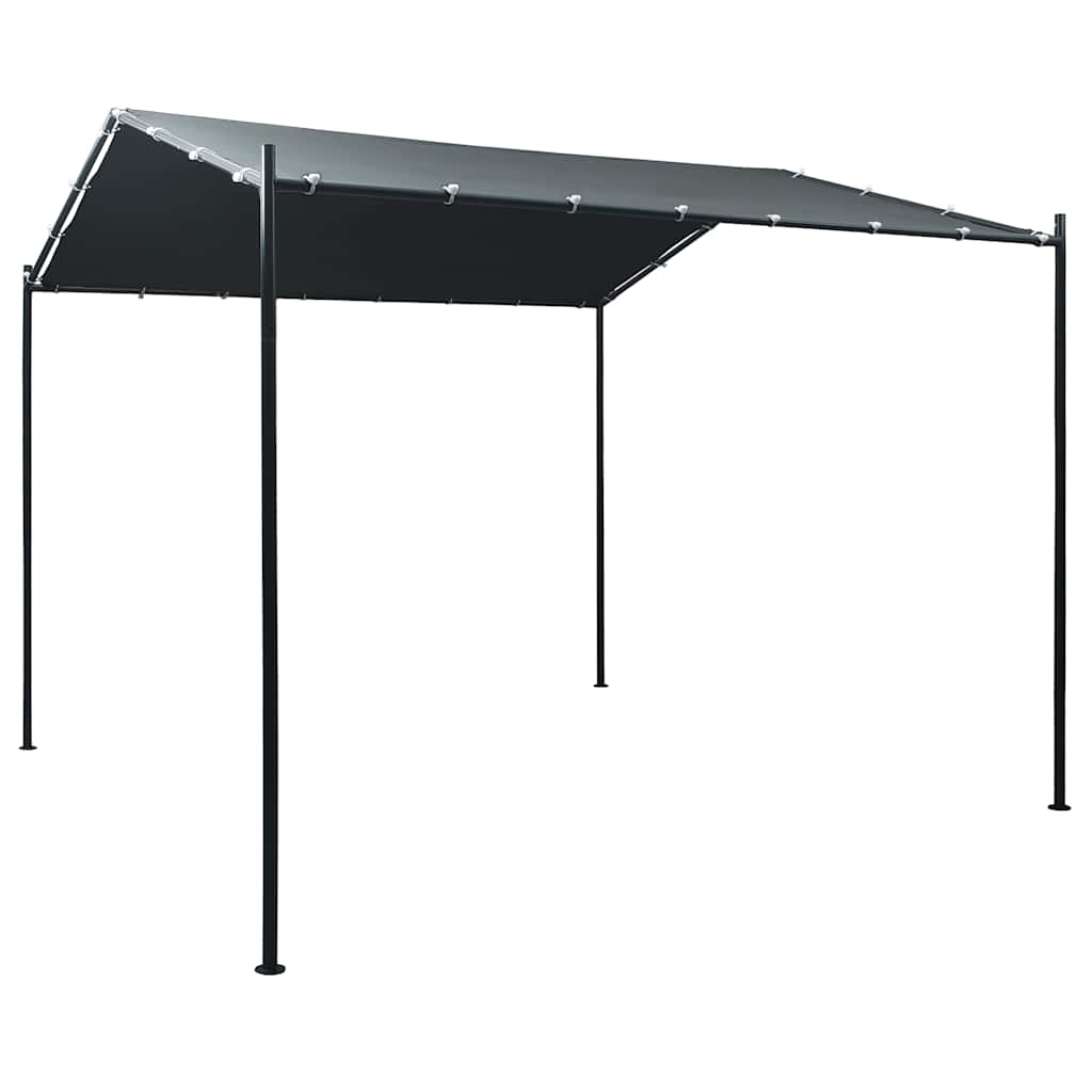 47963 vidaXL Gazebo Pavilion Tent Canopy 3x3 m Steel Anthracite