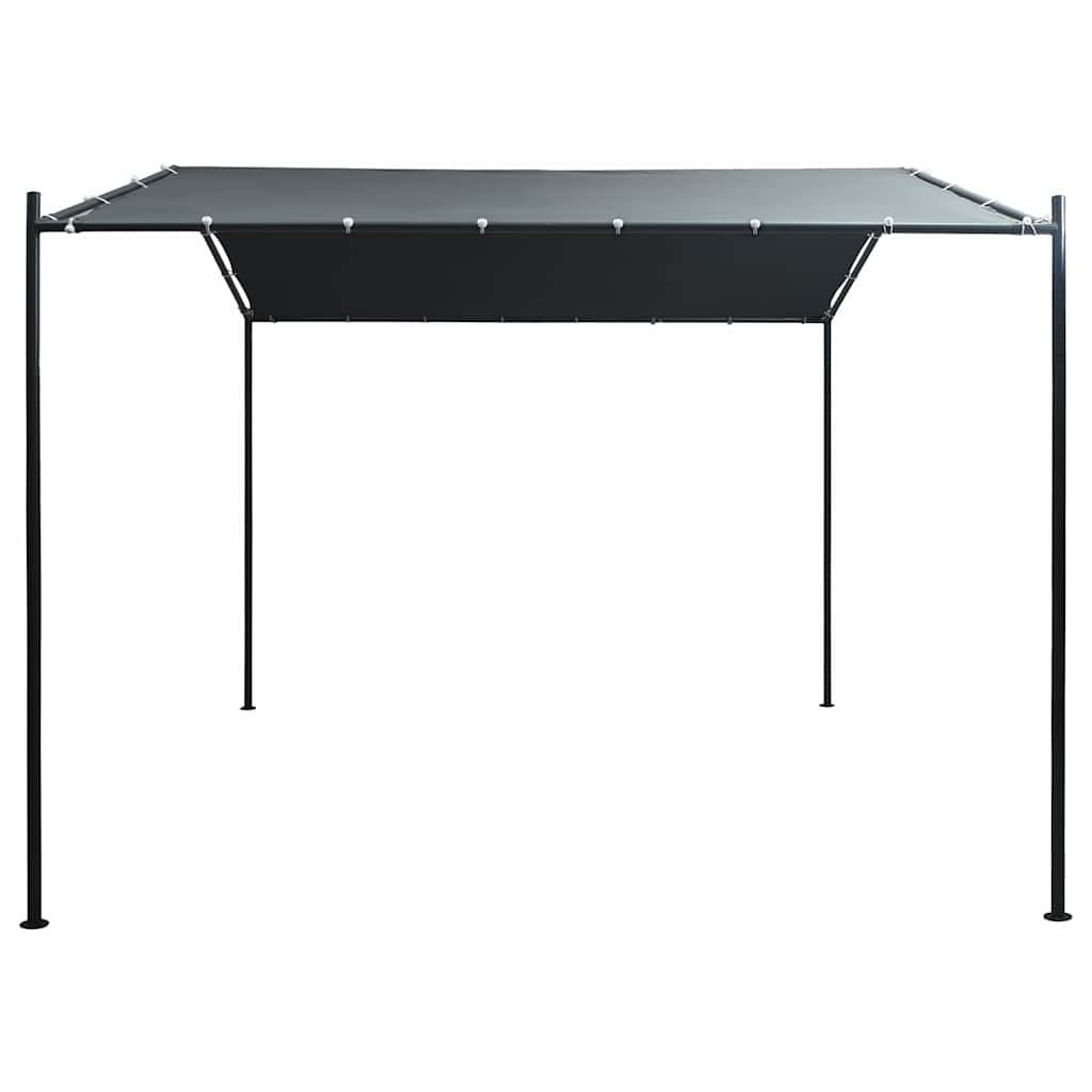 47963 vidaXL Gazebo Pavilion Tent Canopy 3x3 m Steel Anthracite