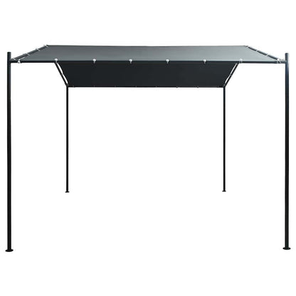 47963 vidaXL Gazebo Pavilion Tent Canopy 3x3 m Steel Anthracite