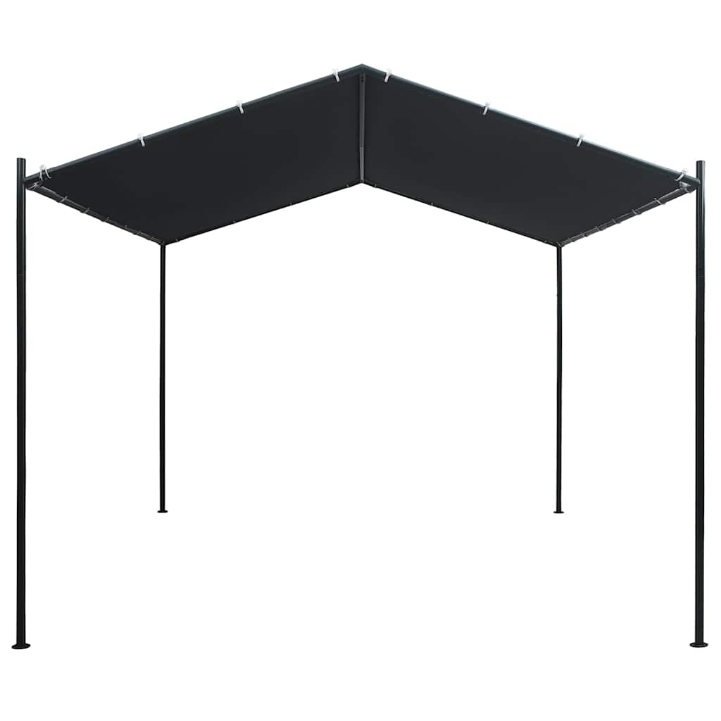 47963 vidaXL Gazebo Pavilion Tent Canopy 3x3 m Steel Anthracite