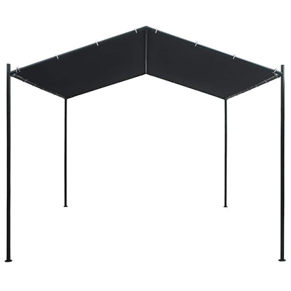 47963 vidaXL Gazebo Pavilion Tent Canopy 3x3 m Steel Anthracite