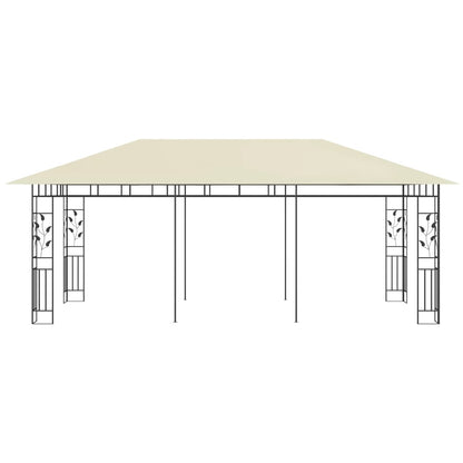 Gazebo with Mosquito Net 6x3x2.73 m Cream