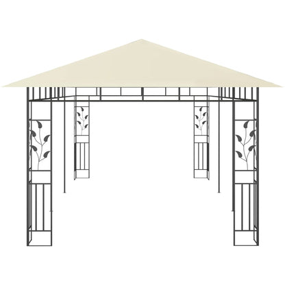 Gazebo with Mosquito Net 6x3x2.73 m Cream