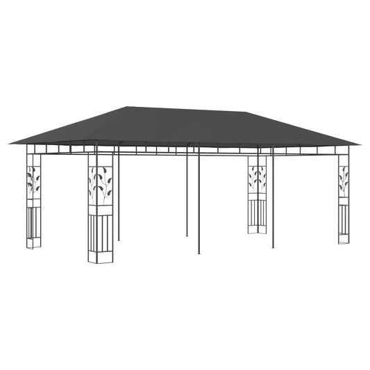 Gazebo with Mosquito Net 6x3x2.73 m Anthracite