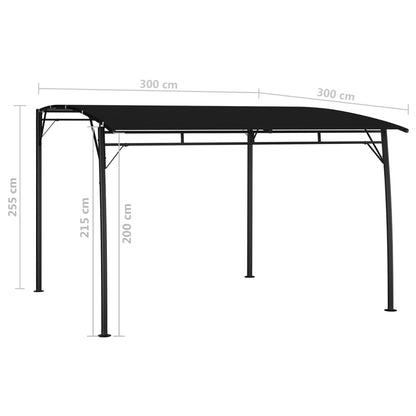 Sunshade awnings 9.84 x 9.84 x 8.37 ft Anthracite