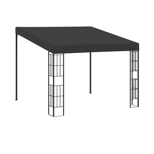 Wall-mounted Gazebo | Anthracite | Polyester, Steel | 3x3 Meters