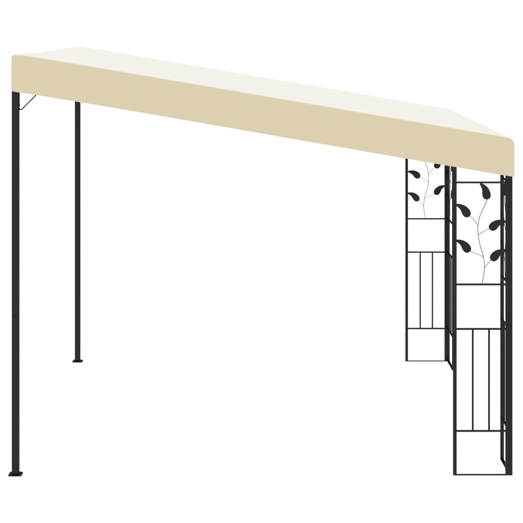 Wall-mounted Gazebo 3x3x2.5 m Cream