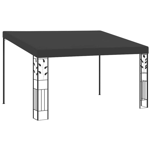 Gazebo | Anthracite | Powder-Coated Steel | Large | Durable | Gazebo