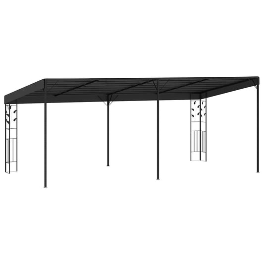 Gazebo | Anthracite | Powder-coated steel, 100% polyester | Large