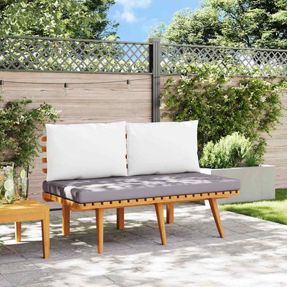 Patio Bench with Cushions 45.3" Solid Acacia Wood