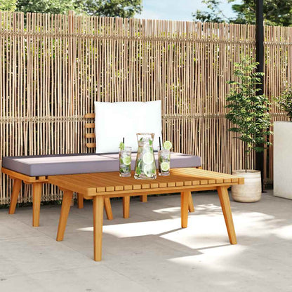 Garden Coffee Table Golden brown Solid acacia wood