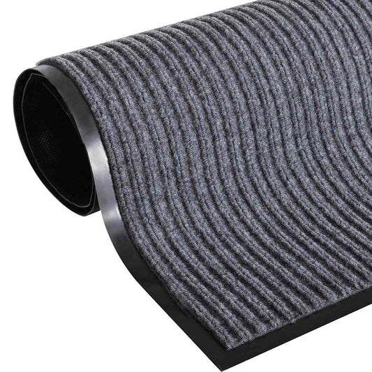 Doormat | Grey | PVC | 117 x 220 cm | Door Mat | Rectangular | Modern