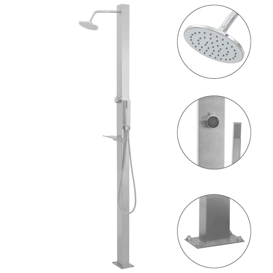 Shower Panel | Silver | 201 stainless steel