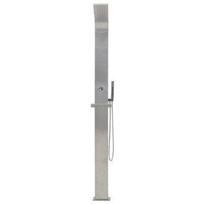 Outdoor Shower Stainless Steel Curved