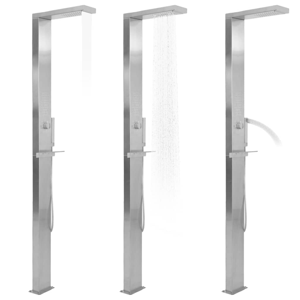 Outdoor Shower Stainless Steel Square