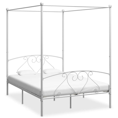 Bed Frame | White | Metal | Double | Classic/Traditional | Bed Frame