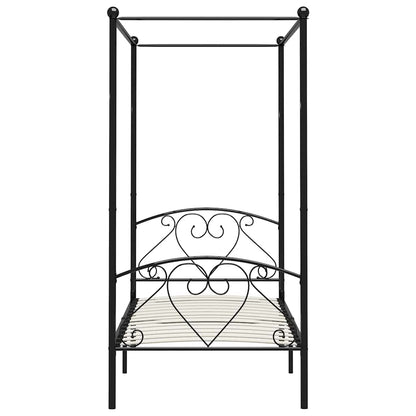Bed Frame | Black | Solid Metal | Single | Classic/Traditional