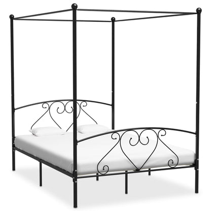 Bed Frame | Black | Metal | Double | Durable | Bed Frame | Rectangular