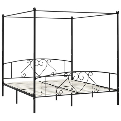 Bed Frame | Black | Metal | Super King | Classic/Traditional | Bed Frame