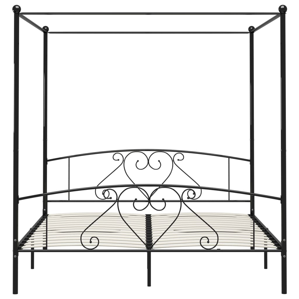 Bed Frame | Black | Metal | Super King | Classic/Traditional | Bed Frame